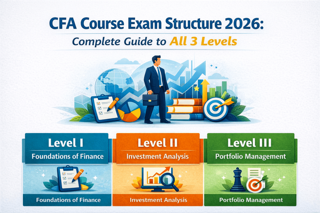 CFA Course: CFA Course Exam Structure 2026: Complete Guide to All 3 Levels