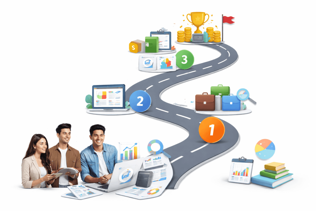 Non-Coding Data Analytics: A High-Salary Career Path for Commerce Students (2026) The Practical 2026 Career Roadmap for Commerce Students (No Coding Required)