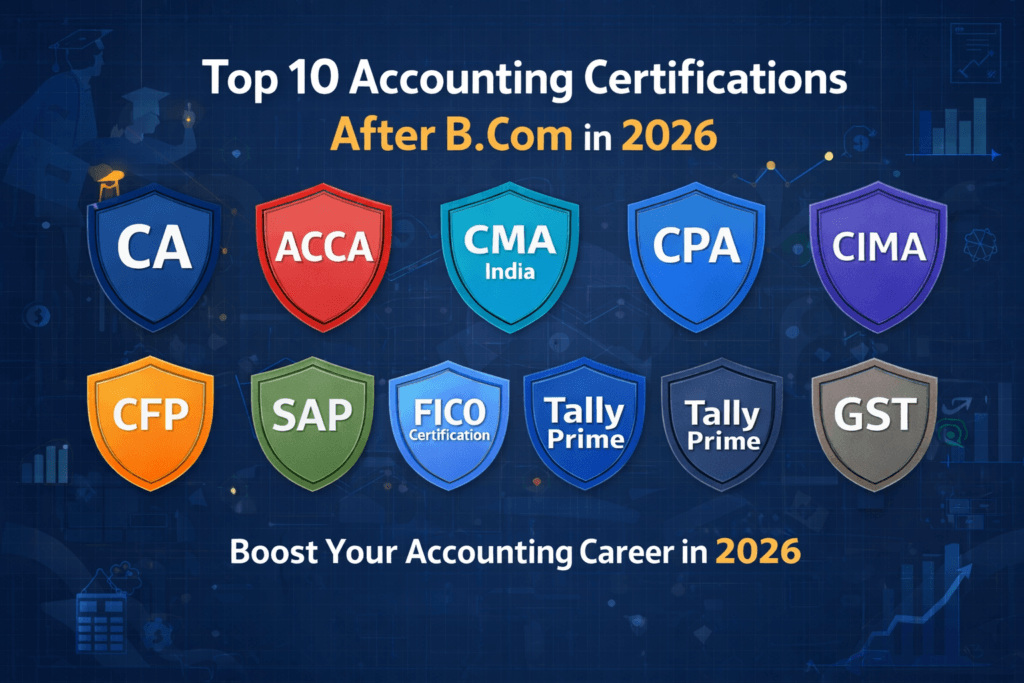 Top 10 Accounting Certifications After B.Com in 2026