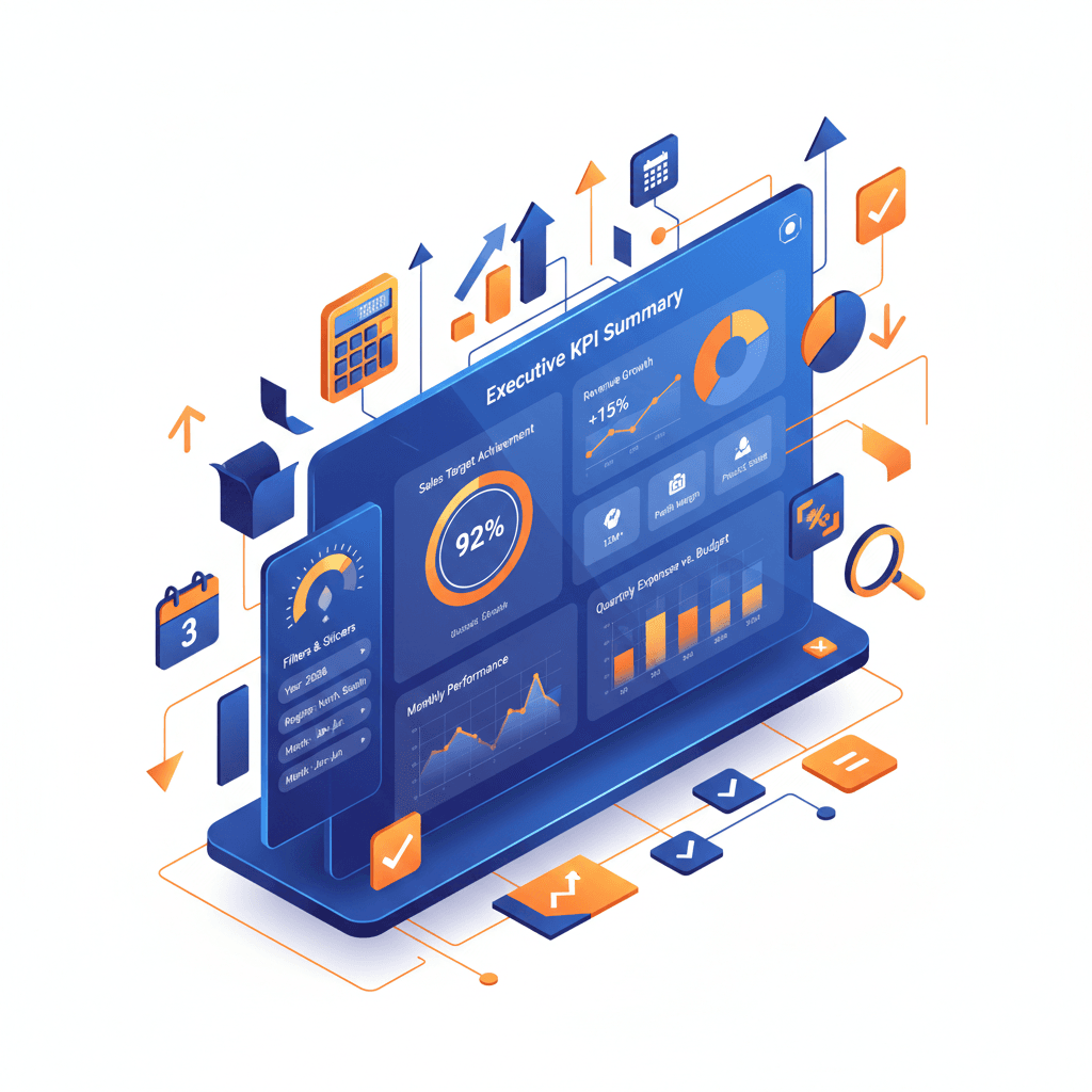 KPI Dashboard in Excel
