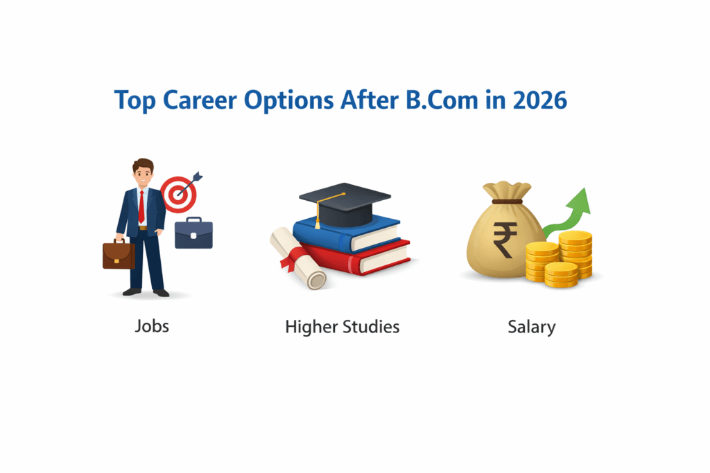 Career options after B.Com in 2026
